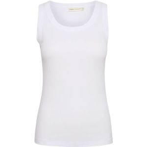 InWear, Tops, Dames, Wit, 3Xl, Slim Fit Mouwloze Top