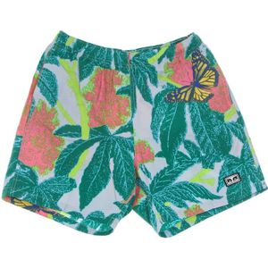 Obey, Korte broeken, Heren, Veelkleurig, L, Nylon, Relaxed Buds Shorts Grijs Multi