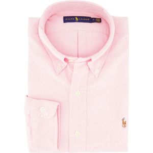 POLO Ralph Lauren Custom Fit Overhemd Lichtroze