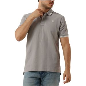 G-Star Raw Dunda Slim Stripe Polo S s Polo's T-shirts Heren - Polo shirt - Lichtgrijs