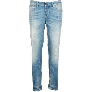 Dondup, Jeans, Heren, Blauw, W32, Katoen, George Jeans