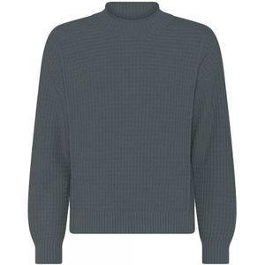 Skovhuus, Truien, Dames, Grijs, XL, Casual Gestreepte Pullover Blouse Grijs