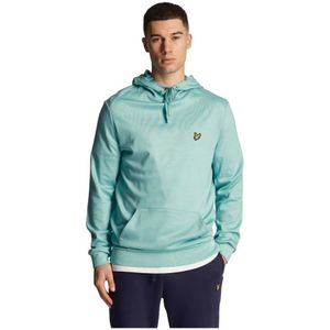 Lyle & Scott, Sweatshirts & Hoodies, Heren, Blauw, XS, Midlayers Fly Fleece Hoodie