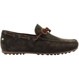 Floris van Bommel, Schoenen, Heren, Groen, 44 1/2 EU, Klassieke Leren Mocassin Schoen