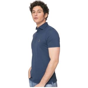 Gran Sasso, Tops, Heren, Blauw, 2Xl, Katoen, Poloshirt