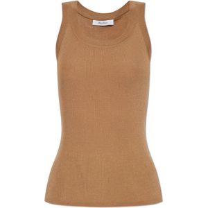 Max Mara, Tops, Dames, Bruin, L, Wol, Eliadi Top