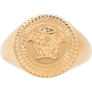 Versace, Accessoires, Dames, Geel, 65 MM, Medusa hoofdring
