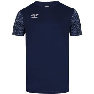 Umbro, Tops, Heren, Blauw, XL, Polyester, Teamwear Polyester Sportshirt