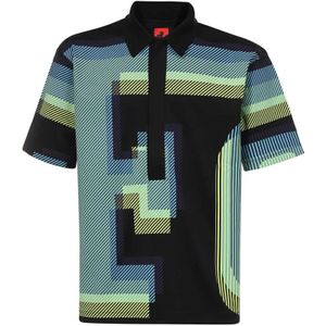 Ferrari, Tops, Heren, Veelkleurig, XL, Katoen, Gestreept katoenen poloshirt