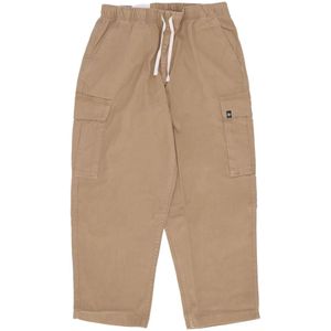Element, Broeken, Heren, Beige, S, Katoen, Handige Chillin Broek Khaki
