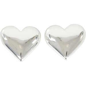 Federica Tosi, Accessoires, Dames, Grijs, ONE Size, Liefde Oorbellen