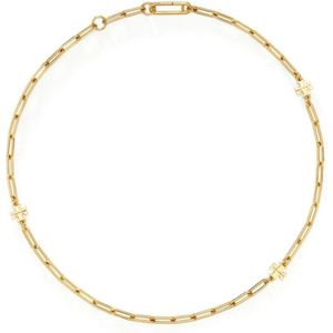 Tory Burch, Accessoires, Dames, Geel, ONE Size, Good Luck Ketting