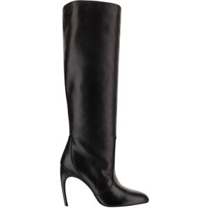 Stuart Weitzman, Schoenen, Dames, Zwart, 35 1/2 EU, Hoge Laarzen
