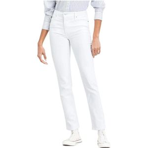 Levi's, Jeans, Dames, Wit, W26 L30, 724 High Rise Witte Jeans