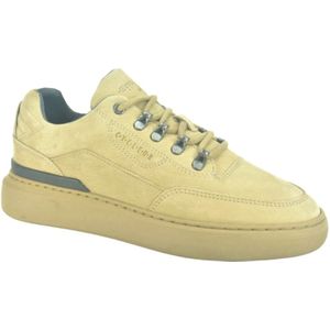 Cycleur de Luxe, Schoenen, Heren, Beige, 42 EU, Taupe Sneaker met Haken