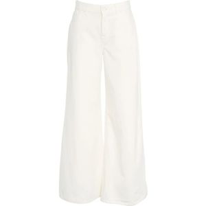 7 For All Mankind, Broeken, Dames, Wit, W29, Witte Wijde Pijp Flared Broek