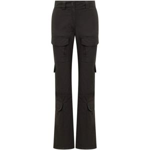Givenchy, Broeken, Dames, Zwart, S, Katoen, Taps toelopende broek