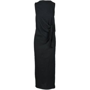 Alysi, Kleedjes, Dames, Zwart, S, Wol, Damesjurk
