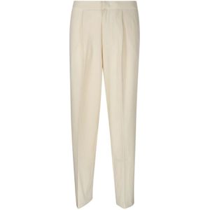 Bonsai, Broeken, Heren, Wit, S, Rafia Loose Fit Pant