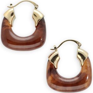 Notre-v, Accessoires, Dames, Bruin, ONE Size, Dames Sieraden Earring Brown