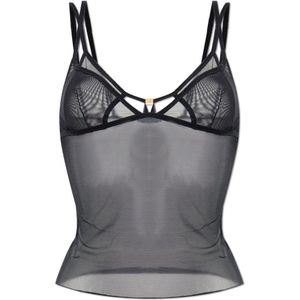 Dsquared2, Ondergoed, Dames, Zwart, S, Transparante top