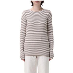Brunello Cucinelli, Truien, Dames, Veelkleurig, S, Wol, Luxe Merinowol Gebreide Trui