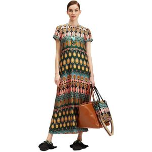 La DoubleJ, Kleedjes, Dames, Groen, M, Swing Jurk