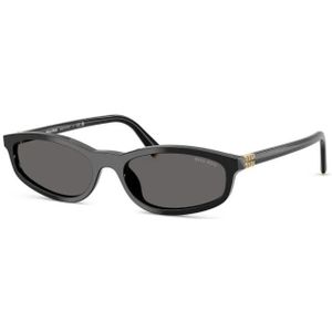 Miu Miu, Accessoires, Dames, Zwart, 54 MM, MU A06S 16K08Z Zonnebrillen
