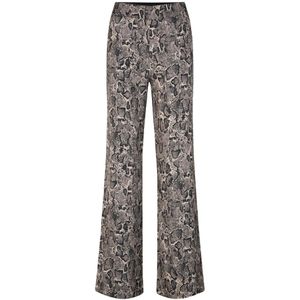 Joop!, Broeken, Dames, Veelkleurig, XS, Polyester, Broek met slangenprint en elastische taille