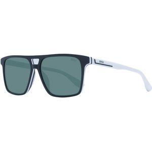 Bmw, Accessoires, unisex, Zwart, ONE Size, Zwarte Rechthoekige Gepolariseerde Zonnebril