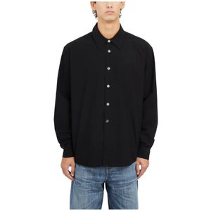 Our Legacy, Overhemden, Heren, Zwart, L, Lyocell Beyond Shirt