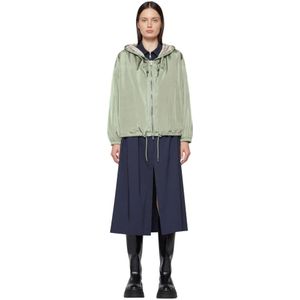 add, Jassen, Dames, Groen, S, Nylon, Nylontaf Hooded Jacket