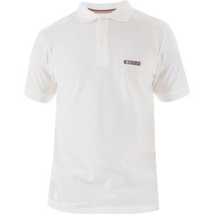 Paul Smith, Tops, Heren, Wit, S, Katoen, Klassieke Multistripe Geborduurde Polo Shirt