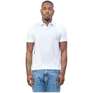 K-Way, Tops, Heren, Wit, S, Katoen, Vincelle Polo Shirt met korte mouwen