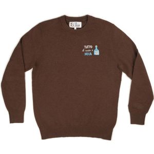 MC2 Saint Barth, Truien, Heren, Bruin, 2Xl, Polyester, Hoodies & Sweatshirts voor Heron Light