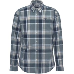 Barbour, Overhemden, Heren, Veelkleurig, XL, Katoen, Geruite Katoenen Overhemd Groen Stijlvol