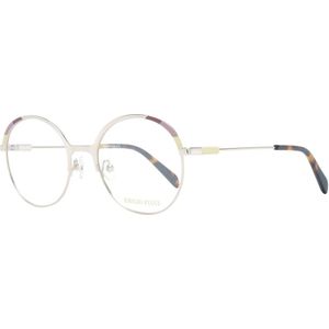 Emilio Pucci, Accessoires, Dames, Veelkleurig, ONE Size, Gouden Dames Optische Monturen Ronde Stijl
