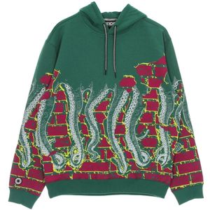 Octopus, Sweatshirts & Hoodies, Heren, Veelkleurig, M, Katoen, Lichtgewicht hoodie heren sweatshirt