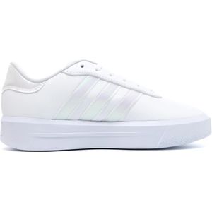 Adidas Originals, Schoenen, Dames, Wit, 38 1/2 EU, Adidas Originele Court Platform Sneakers