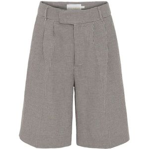 Remain Birger Christensen, Korte broeken, Dames, Veelkleurig, L, Katoen, Butternut Com Checker Bermuda Shorts
