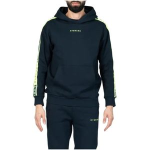 My Brand, Sweatshirts & Hoodies, Heren, Blauw, M, Contrast Taping Hoodie in Blauw