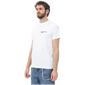 Karl Lagerfeld, Tops, Heren, Wit, XL, T-shirts en Polos Wit