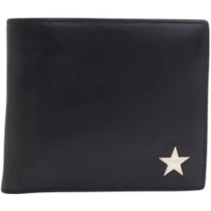 Givenchy Pre-owned, Pre-owned, Dames, Zwart, ONE Size, Leer, Tweedehands leren portemonnees
