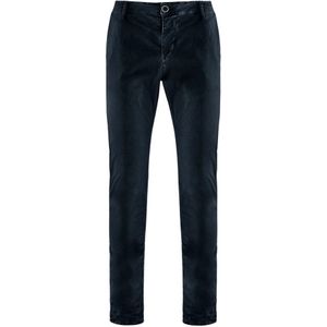 BomBoogie, Broeken, Heren, Blauw, W34, Katoen, Slim Fit Chino Broek