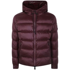 Afterlabel, Jassen, Heren, Rood, S, Donsjack met capuchon