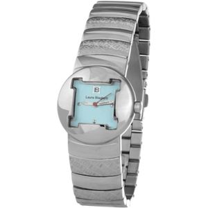 Laura Biagiotti, Accessoires, Dames, Grijs, ONE Size, RVS Dameshorloge Zilver