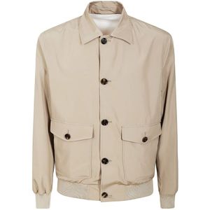 Kired, Jassen, Heren, Beige, XL, Polyester, Omkeerbare Elegante Jas