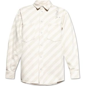 Marni, Blouses & Shirts, Dames, Beige, M, Denim, Denim overhemd