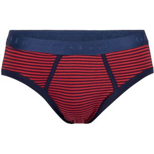 Gallo, Ondergoed, Heren, Veelkleurig, S, Katoen, Blauwe Katoenen Briefs met Windsor Strepen