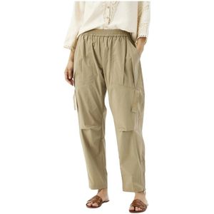 IN Front, Broeken, Dames, Beige, XL, Katoen, Gianna Pants Sand Broek